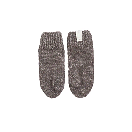 Album Di Famiglia Alpaca Blend Mittens in Pepper