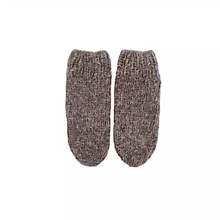 Album Di Famiglia Alpaca Blend Mittens in Pepper