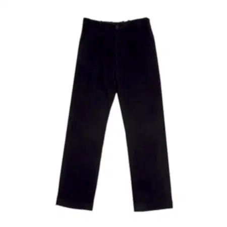 Arpenteur Fox Wool Flannel Trousers in Midnight