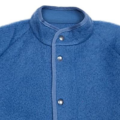 Arpenteur Contour Brushed Wool/Mohair Jacket in Blue