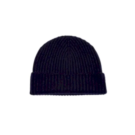 Begg & Co Alex Cashmere Beanie in Navy