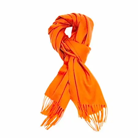 Begg & Co Arran Cashmere Scarf in Copper