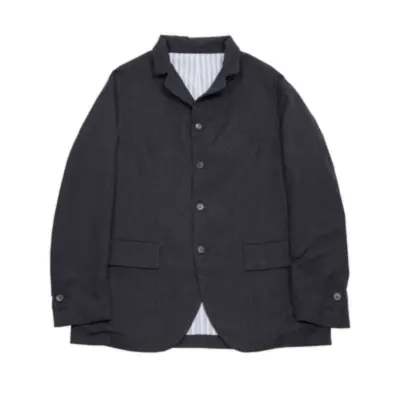 Bergfabel Farmer Jacket in Charcoal Check