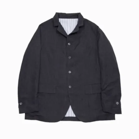 Bergfabel Farmer Jacket in Charcoal Check