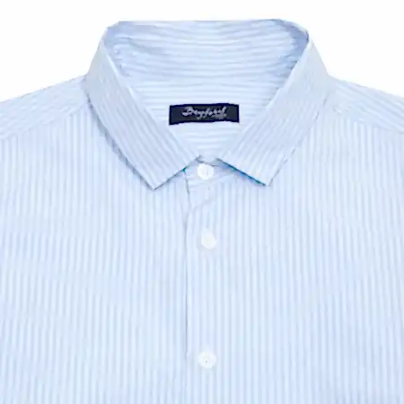 Bergfabel Farmer Shirt in Light Blue Stripe