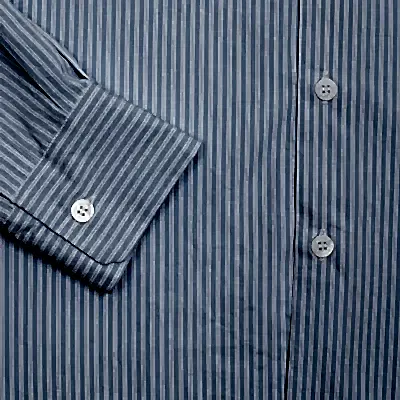 Bergfabel Farmer Shirt in Light Blue Stripe