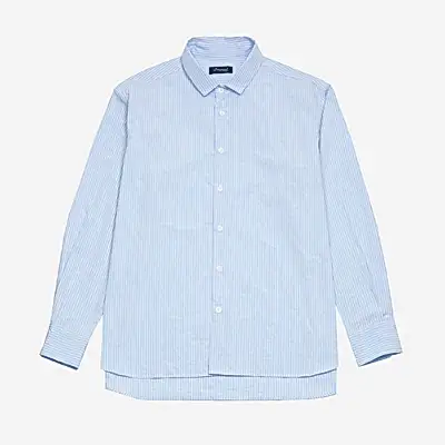 Bergfabel Farmer Shirt in Light Blue Stripe