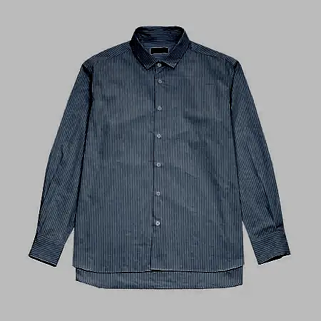 Bergfabel Farmer Shirt in Light Blue Stripe