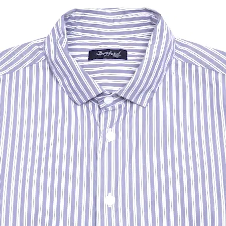 Bergfabel Farmer Shirt in Blue Stripe