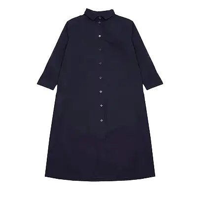 Bergfabel Women's Shirt Dress in Navy