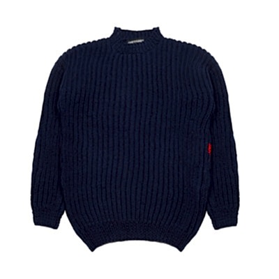 Casey Casey Heavy Rib Jumper in Navy