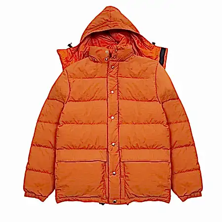 Crescent Down Works Ripstop Classico Parka in Rust / Orange