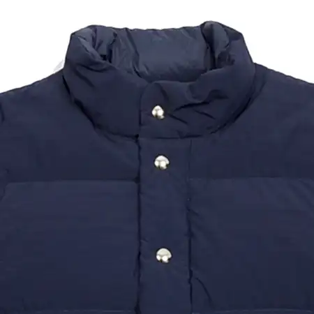 Crescent Down Works Ripstop Italian Vest in Navy / Navy