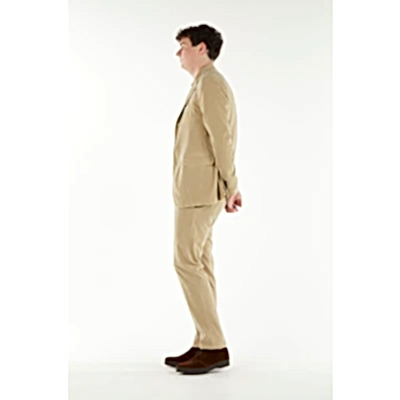 Massimo Alba Corduroy Sloop Suit in Desert