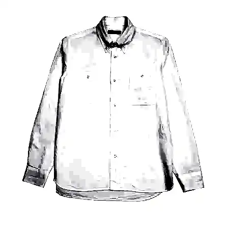 East Harbour Surplus Kodiak Shirt in White