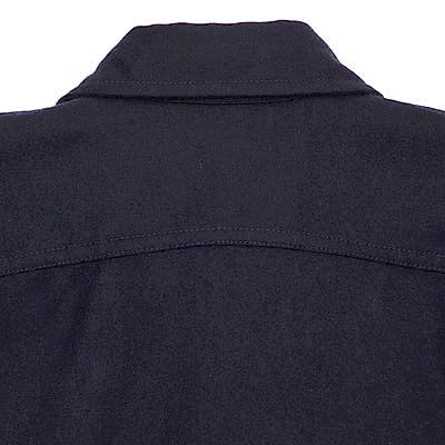 East Harbour Surplus Moab Wool Overshirt in Navy