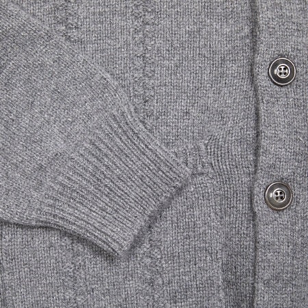 GRP Tony Merino Cashmere Button Jacket in Grey 1