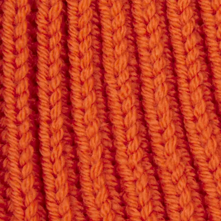 GRP Chunky Knit Beanie in Orange