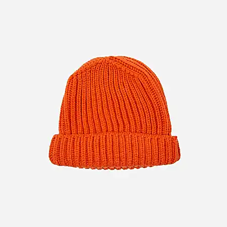 GRP Chunky Knit Beanie in Orange