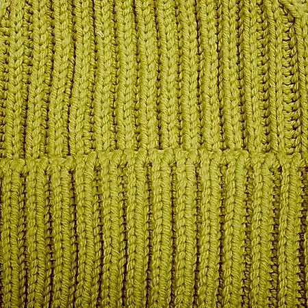 GRP Chunky Knit Beanie in Yellow.