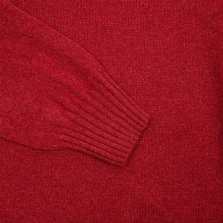 Harley Lambswool Jumper in Russet Red 1