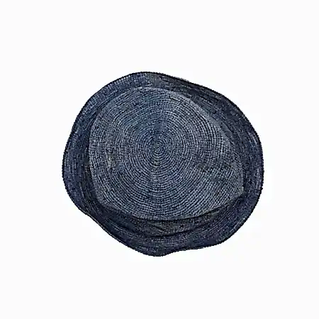 Horisaki Toquilla Straw Hat in Blue