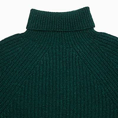 Inis Meáin Boat Builder Roll Neck in Lizard 4