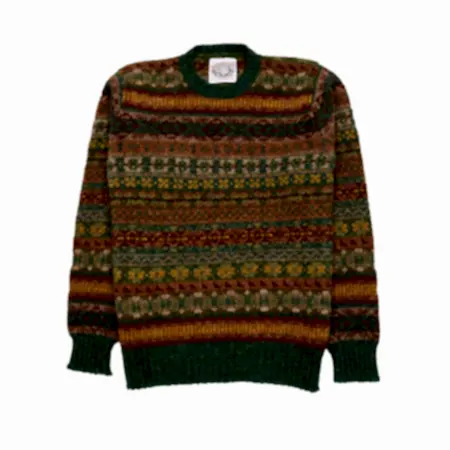 Jamieson's Fair Isle Jumper in Fern