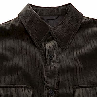 Kaptain Sunshine Corduroy C.P.O. Shirt Jacket in Charcoal