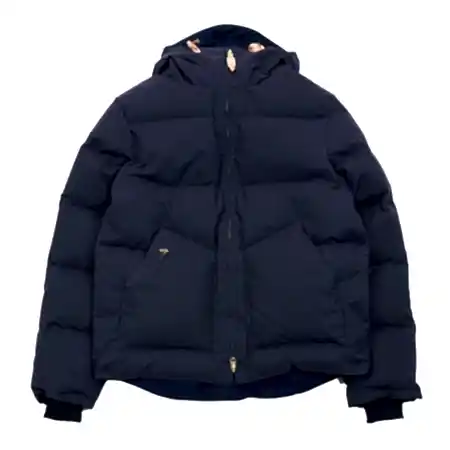 Manifattura Ceccarelli Down Hooded Jacket in Navy