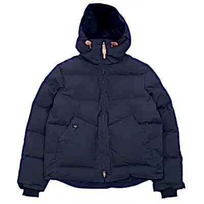 Manifattura Ceccarelli Down Hooded Jacket in Navy