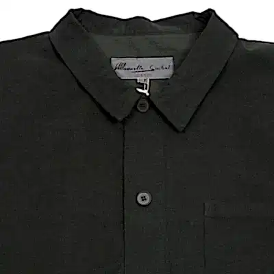 Manuelle Guibal Men's Ninic Box Shirt in Magnetic Green