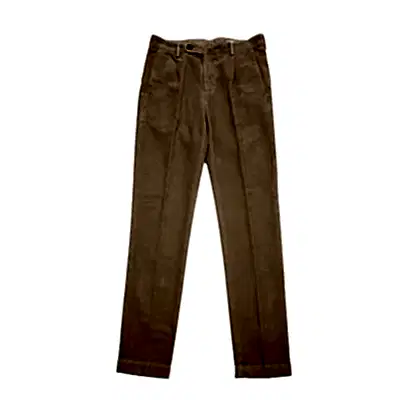 Massimo Alba Ionio2 Moleskin Trousers in Rusk