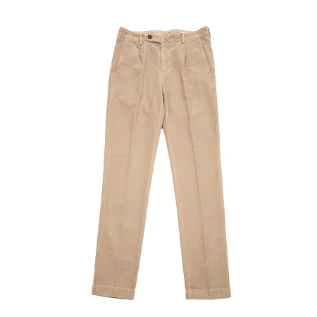 Massimo Alba Ionio2 Moleskin Trousers in Rusk