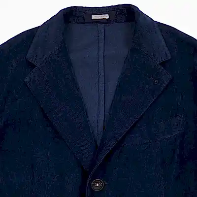 Massimo Alba Corduroy Sloop Suit in Blue