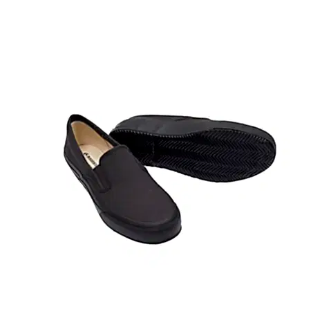 Moonstar Sidegoa Slip on Canvas Trainers in Charcoal