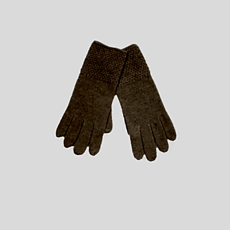 Oats & Rice Cashmere Gloves in Oatmeal Beige 1