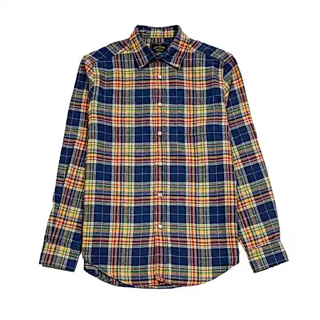 Portuguese Flannel Olissipo Shirt in Blue