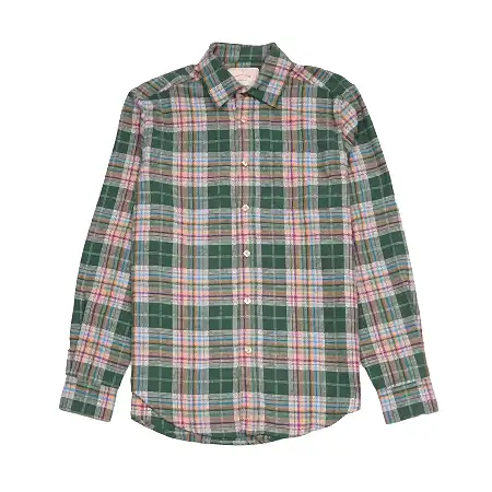 Portuguese Flannel Olissipo Shirt in Green