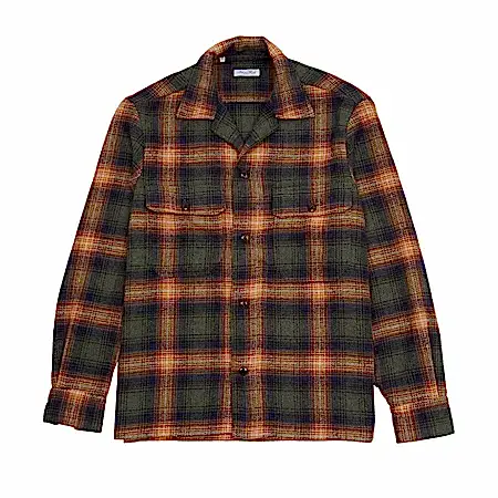 Salvatore Piccolo Vietnam Overshirt in Ombre Check