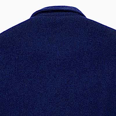 Salvatore Piccolo Virgin Wool Overshirt in Blue