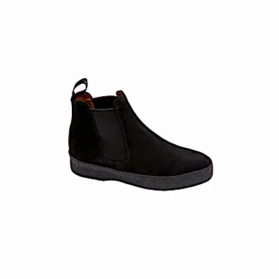 Sanders Women's Gemma Suede Chelsea Boot in Black