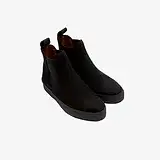 Sanders Women's Gemma Suede Chelsea Boot in Black