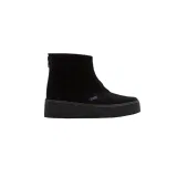 Sanders Women's Are Suede Curling Boot in Black