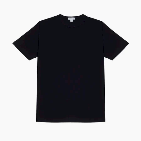 Sunspel Classic T-Shirt in Black