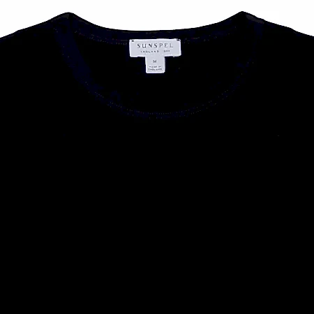 Sunspel Classic T-Shirt in Black