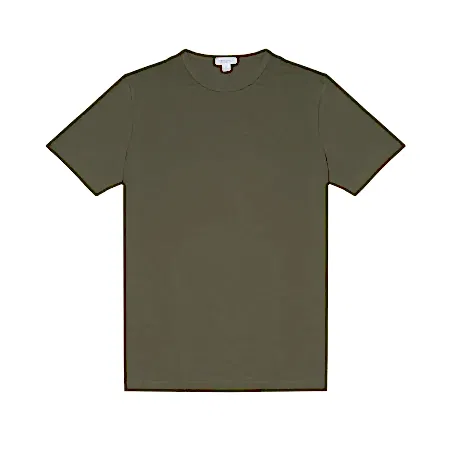 Sunspel Classic T-Shirt in Khaki