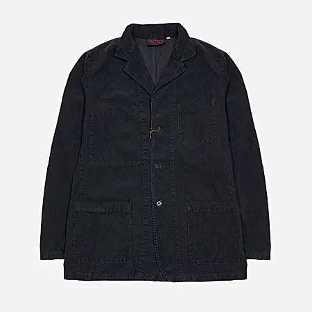 Vetra 1B92/24 Soft Corduroy Workwear Jacket in Graphite