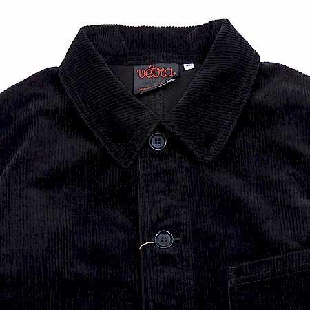 Vetra 9K90/4 Heavy Corduroy Workwear Jacket in Black