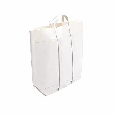 Amiacalva Canvas Large Tote Bag in White